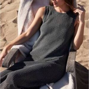 Barefoot Dreams Sunbleached Beach Dress in Faded Black - NWOT - Size XS